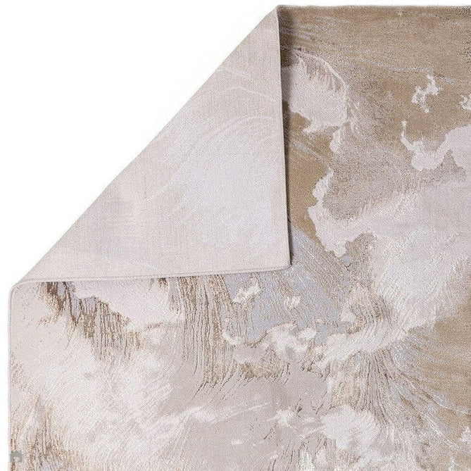 Aurora AU23 Etch Modern Abstract Distressed Marbled Metallic Shimmer Textured High-Density Soft Smooth Low Profile Short-Pile Beige/Grey/Bronze/Cream Rug-Asiatic Carpets-Rug Love - The Most Loved Rug Store