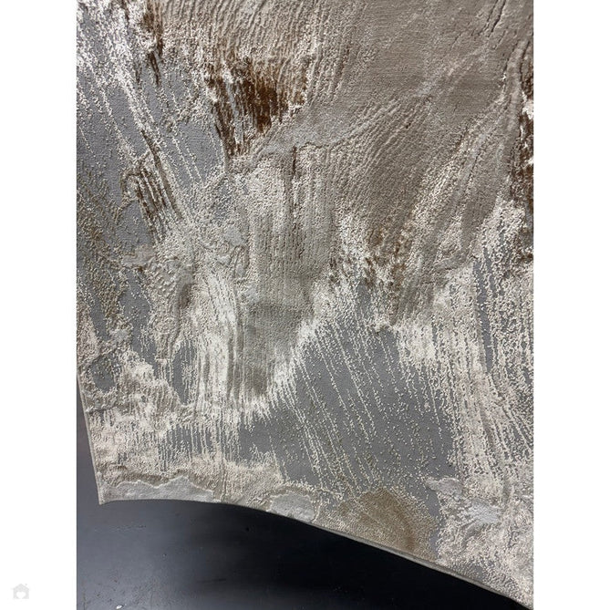Aurora AU23 Etch Modern Abstract Distressed Marbled Metallic Shimmer Textured High-Density Soft Smooth Low Profile Short-Pile Beige/Grey/Bronze/Cream Rug-Asiatic Carpets-Rug Love - The Most Loved Rug Store
