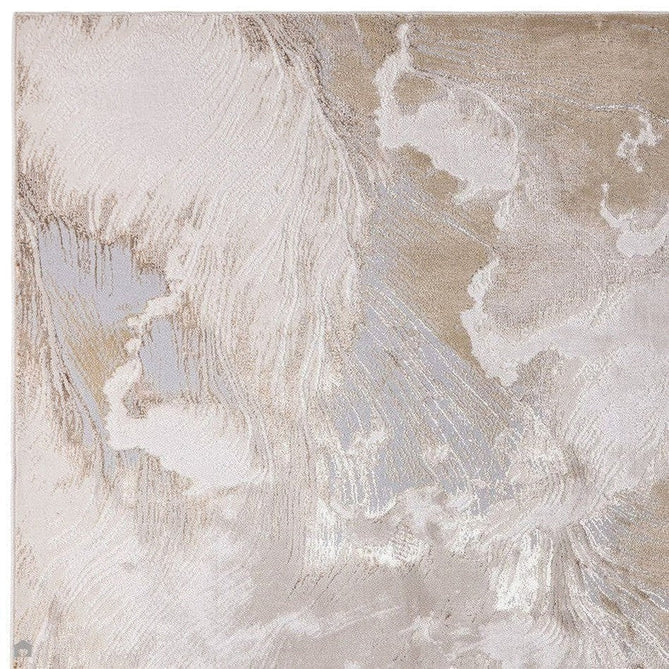 Aurora AU23 Etch Modern Abstract Distressed Marbled Metallic Shimmer Textured High-Density Soft Smooth Low Profile Short-Pile Beige/Grey/Bronze/Cream Rug-Asiatic Carpets-Rug Love - The Most Loved Rug Store