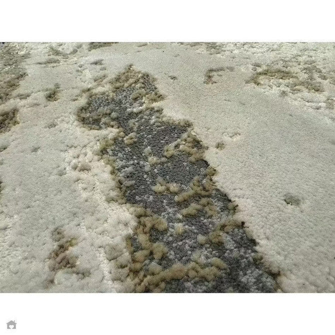 Aurora AU24 Cliff Modern Abstract Distressed Marbled Metallic Shimmer Textured High-Density Soft Smooth Low Profile Polyblend Short-Pile Grey/Beige/Bronze/Cream/Gold Rug-Asiatic Carpets-Rug Love - The Most Loved Rug Store