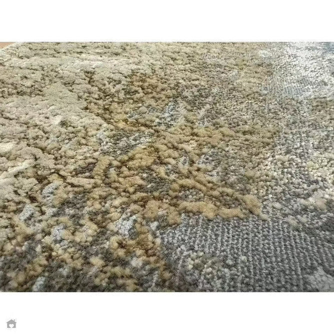 Aurora AU24 Cliff Modern Abstract Distressed Marbled Metallic Shimmer Textured High-Density Soft Smooth Low Profile Polyblend Short-Pile Grey/Beige/Bronze/Cream/Gold Rug-Asiatic Carpets-Rug Love - The Most Loved Rug Store