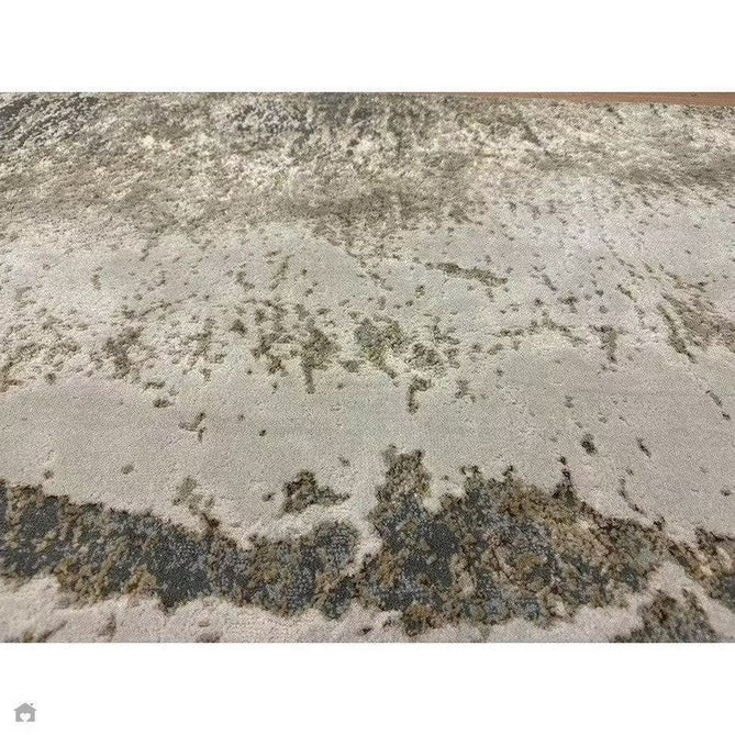 Aurora AU24 Cliff Modern Abstract Distressed Marbled Metallic Shimmer Textured High-Density Soft Smooth Low Profile Polyblend Short-Pile Grey/Beige/Bronze/Cream/Gold Rug-Asiatic Carpets-Rug Love - The Most Loved Rug Store