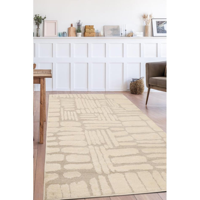 Ava Pave Cream Runner-Melrose-Rug Love - The Most Loved Rug Store