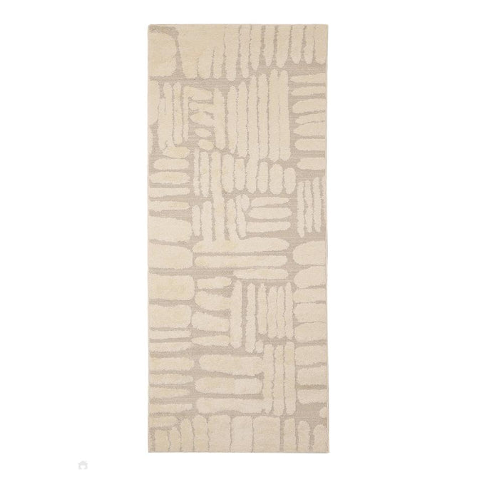 Ava Pave Cream Runner-Melrose-Rug Love - The Most Loved Rug Store