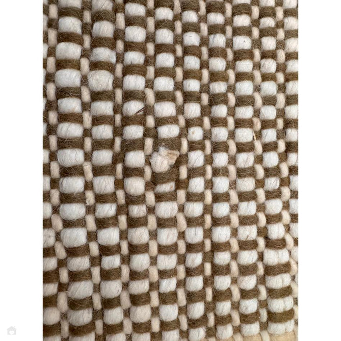 Avalon Modern Plain Beaded Basketweave Hand-Woven Textured Wool Flatweave Beige/Cream/Deep Forest Green Rug-Asiatic Carpets-Rug Love - The Most Loved Rug Store