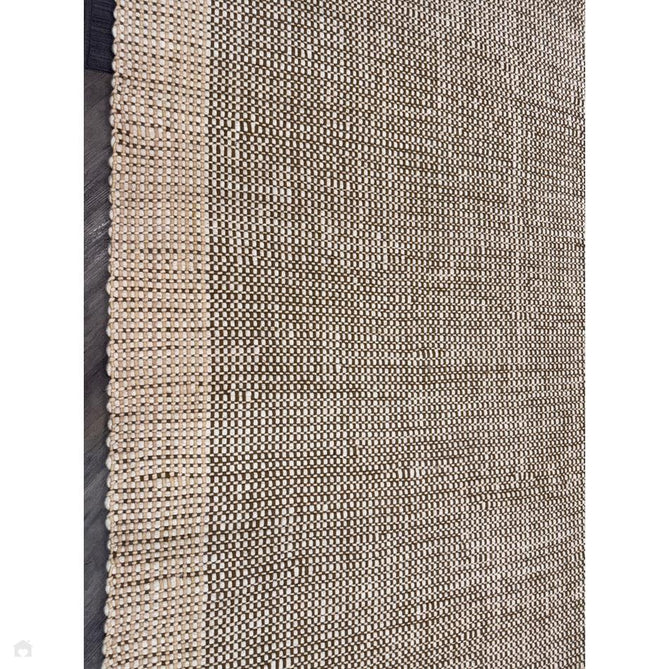 Avalon Modern Plain Beaded Basketweave Hand-Woven Textured Wool Flatweave Beige/Cream/Deep Forest Green Rug-Asiatic Carpets-Rug Love - The Most Loved Rug Store