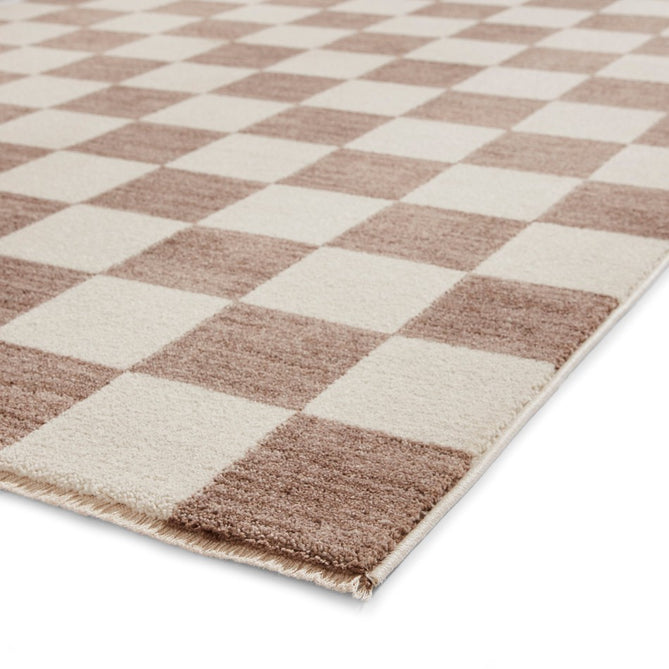 Baltimore 66618 Modern Checkerboard High-Density Smooth Polyester Flat-Pile Grey Rug-Think Rugs-Rug Love - The Most Loved Rug Store