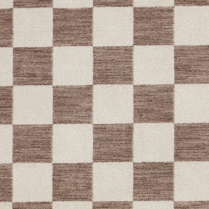 Baltimore 66618 Modern Checkerboard High-Density Smooth Polyester Flat-Pile Grey Runner-Think Rugs-Rug Love - The Most Loved Rug Store