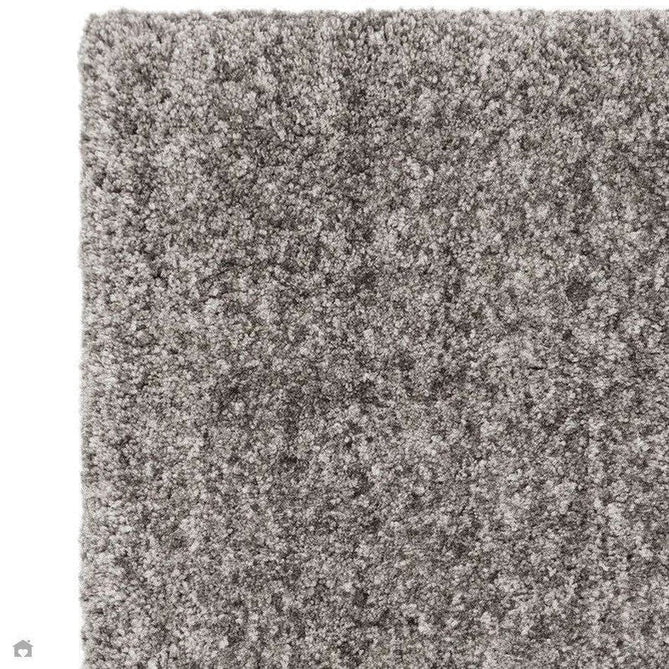 Barnaby Super Plush Heavyweight High-Density Luxury Hand-Woven Super Soft-Touch High-Pile Plain Polyester Shaggy Graphite Grey/Charcoal Rug-Asiatic Carpets-Rug Love - The Most Loved Rug Store