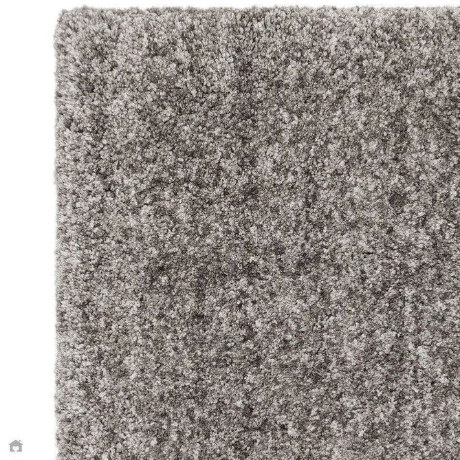 Barnaby Super Plush Heavyweight High-Density Luxury Hand-Woven Super Soft-Touch High-Pile Plain Polyester Shaggy Graphite Grey/Charcoal Rug-Asiatic Carpets-Rug Love - The Most Loved Rug Store