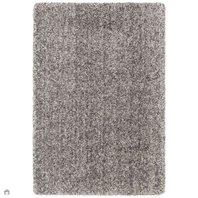 Barnaby Super Plush Heavyweight High-Density Luxury Hand-Woven Super Soft-Touch High-Pile Plain Polyester Shaggy Graphite Grey/Charcoal Rug-Asiatic Carpets-Rug Love - The Most Loved Rug Store
