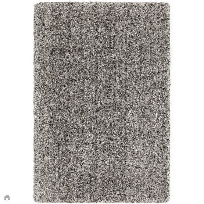Barnaby Super Plush Heavyweight High-Density Luxury Hand-Woven Super Soft-Touch High-Pile Plain Polyester Shaggy Graphite Grey/Charcoal Rug-Asiatic Carpets-Rug Love - The Most Loved Rug Store