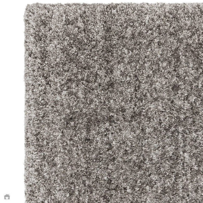 Barnaby Super Plush Heavyweight High-Density Luxury Hand-Woven Super Soft-Touch High-Pile Plain Polyester Shaggy Graphite Grey/Charcoal Rug-Asiatic Carpets-Rug Love - The Most Loved Rug Store