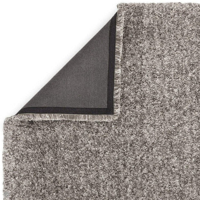 Barnaby Super Plush Heavyweight High-Density Luxury Hand-Woven Super Soft-Touch High-Pile Plain Polyester Shaggy Graphite Grey/Charcoal Rug-Asiatic Carpets-Rug Love - The Most Loved Rug Store