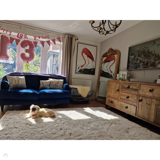 Barnaby Super Plush Heavyweight High-Density Luxury Hand-Woven Super Soft-Touch High-Pile Plain Polyester Shaggy Natural/Light Sand Rug-Asiatic Carpets-Rug Love - The Most Loved Rug Store