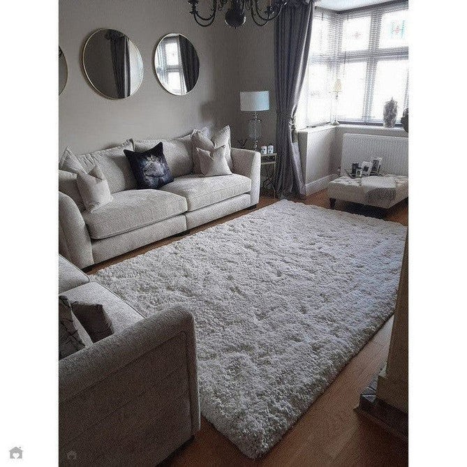 Barnaby Super Plush Heavyweight High-Density Luxury Hand-Woven Super Soft-Touch High-Pile Plain Polyester Shaggy Natural/Light Sand Rug-Asiatic Carpets-Rug Love - The Most Loved Rug Store