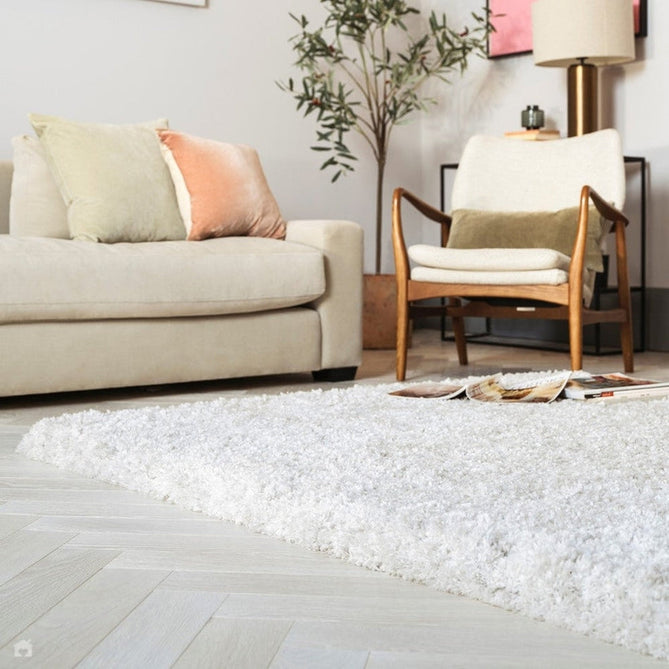 Barnaby Super Plush Heavyweight High-Density Luxury Hand-Woven Super Soft-Touch High-Pile Plain Polyester Shaggy Off White Rug-Asiatic Carpets-Rug Love - The Most Loved Rug Store