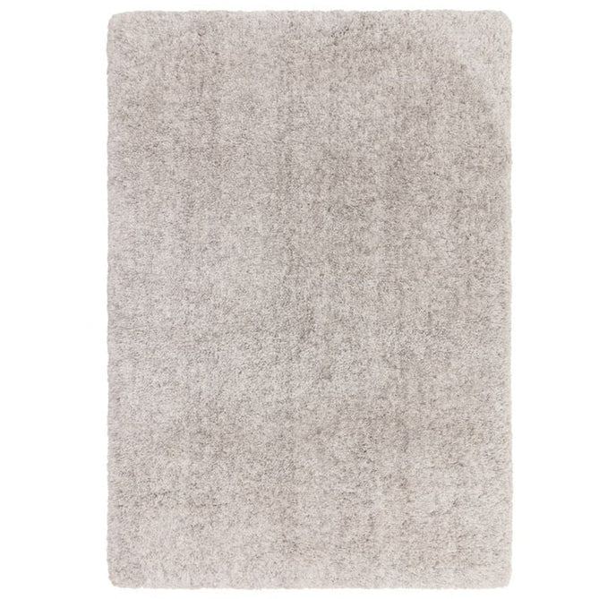 Barnaby Super Plush Heavyweight High-Density Luxury Hand-Woven Super Soft-Touch High-Pile Plain Polyester Shaggy Silver/Grey Rug-Asiatic Carpets-Rug Love - The Most Loved Rug Store