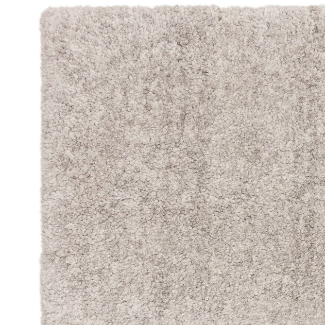 Barnaby Super Plush Heavyweight High-Density Luxury Hand-Woven Super Soft-Touch High-Pile Plain Polyester Shaggy Silver/Grey Rug-Asiatic Carpets-Rug Love - The Most Loved Rug Store