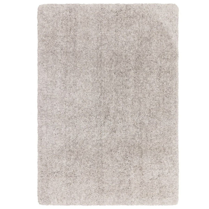 Barnaby Super Plush Heavyweight High-Density Luxury Hand-Woven Super Soft-Touch High-Pile Plain Polyester Shaggy Silver/Grey Rug-Asiatic Carpets-Rug Love - The Most Loved Rug Store