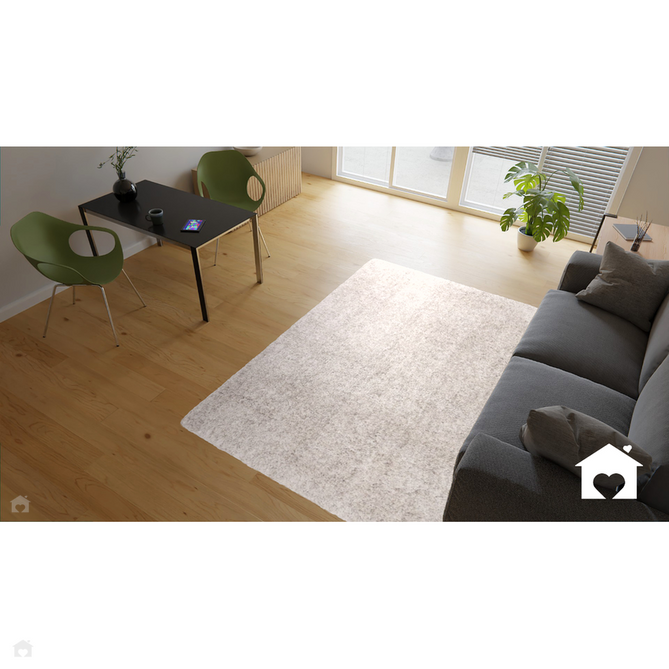 Barnaby Super Plush Heavyweight High-Density Luxury Hand-Woven Super Soft-Touch High-Pile Plain Polyester Shaggy Silver/Grey Rug-Asiatic Carpets-Rug Love - The Most Loved Rug Store