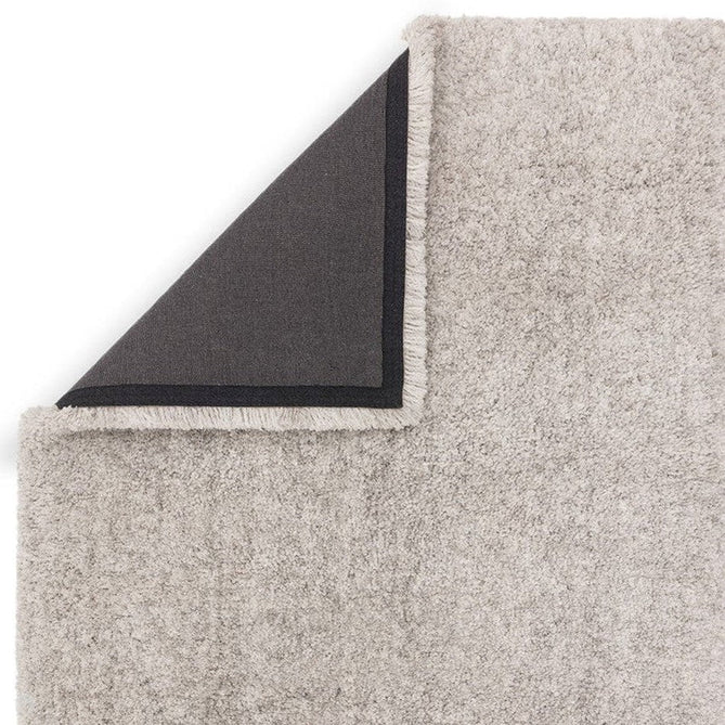 Barnaby Super Plush Heavyweight High-Density Luxury Hand-Woven Super Soft-Touch High-Pile Plain Polyester Shaggy Silver/Grey Rug-Asiatic Carpets-Rug Love - The Most Loved Rug Store