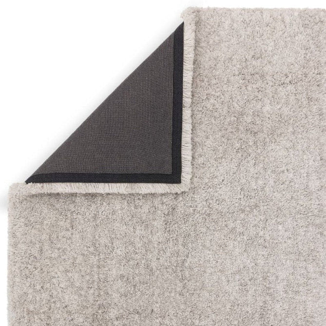 Barnaby Super Plush Heavyweight High-Density Luxury Hand-Woven Super Soft-Touch High-Pile Plain Polyester Shaggy Silver/Grey Rug-Asiatic Carpets-Rug Love - The Most Loved Rug Store