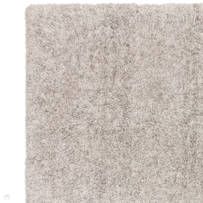 Barnaby Super Plush Heavyweight High-Density Luxury Hand-Woven Super Soft-Touch High-Pile Plain Polyester Shaggy Silver/Grey Rug-Asiatic Carpets-Rug Love - The Most Loved Rug Store
