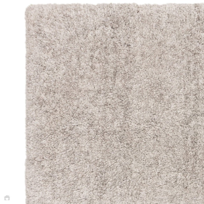 Barnaby Super Plush Heavyweight High-Density Luxury Hand-Woven Super Soft-Touch High-Pile Plain Polyester Shaggy Silver/Grey Rug-Asiatic Carpets-Rug Love - The Most Loved Rug Store
