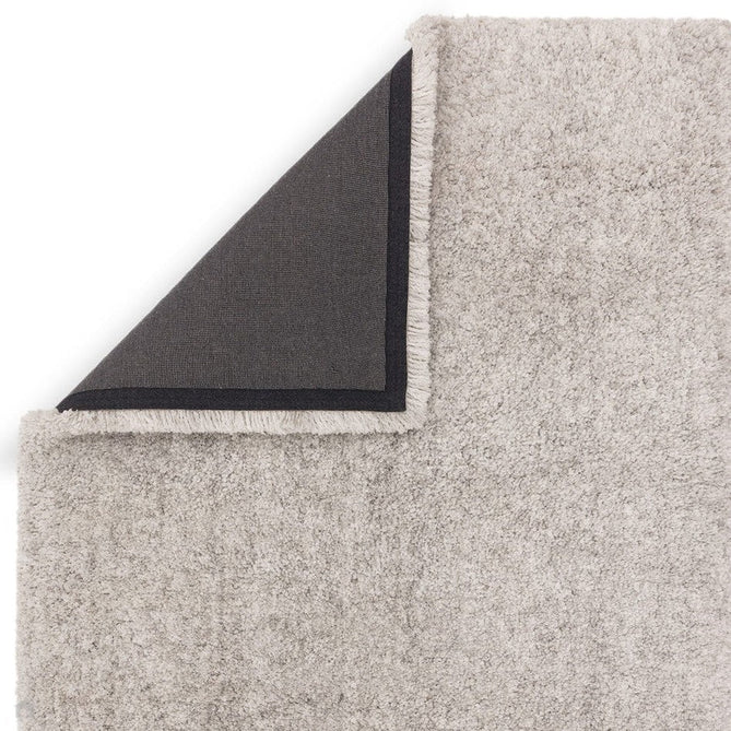 Barnaby Super Plush Heavyweight High-Density Luxury Hand-Woven Super Soft-Touch High-Pile Plain Polyester Shaggy Silver/Grey Rug-Asiatic Carpets-Rug Love - The Most Loved Rug Store