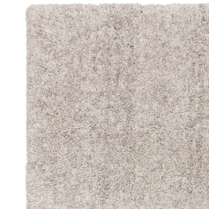 Barnaby Super Plush Heavyweight High-Density Luxury Hand-Woven Super Soft-Touch High-Pile Plain Polyester Shaggy Silver/Grey Rug-Asiatic Carpets-Rug Love - The Most Loved Rug Store
