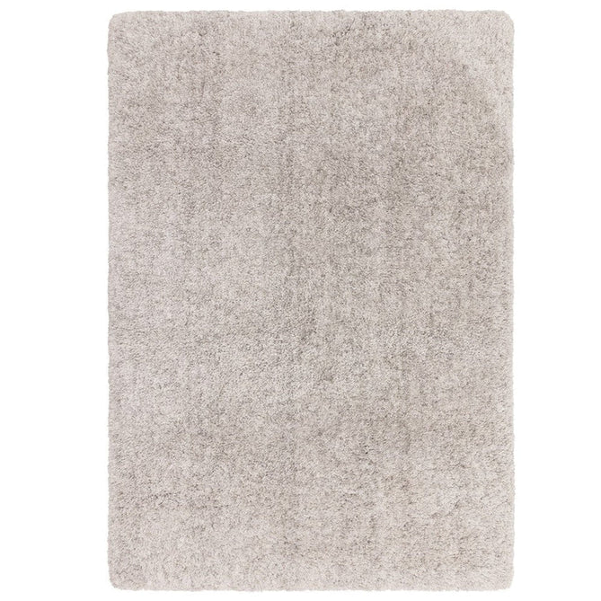 Barnaby Super Plush Heavyweight High-Density Luxury Hand-Woven Super Soft-Touch High-Pile Plain Polyester Shaggy Silver/Grey Rug-Asiatic Carpets-Rug Love - The Most Loved Rug Store