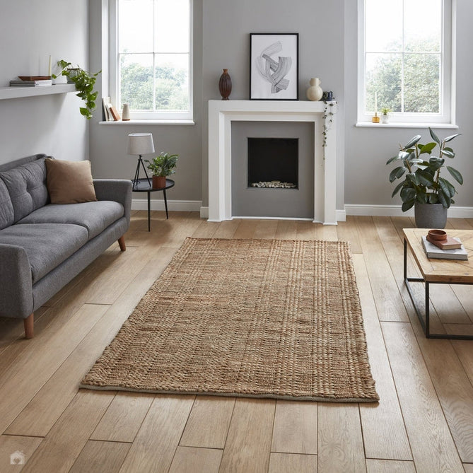 Bazaar Hand-Woven Jute Flatweave 17965 Natural Rug-Think Rugs-Rug Love - The Most Loved Rug Store