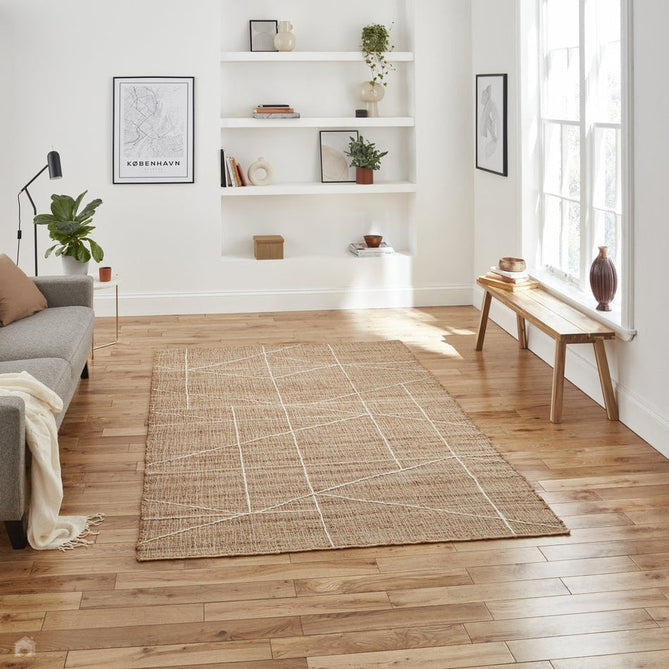 Bazaar Hand-Woven Jute Flatweave 24875 Natural Rug-Think Rugs-Rug Love - The Most Loved Rug Store