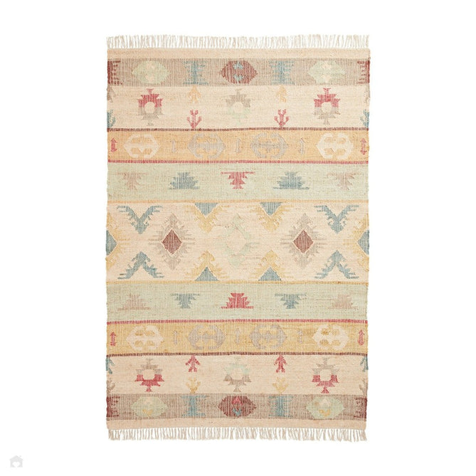 Bazaar Jute 17457 Multicolour Rug 150 x 230 cm-Shop Returns-Rug Love - The Most Loved Rug Store