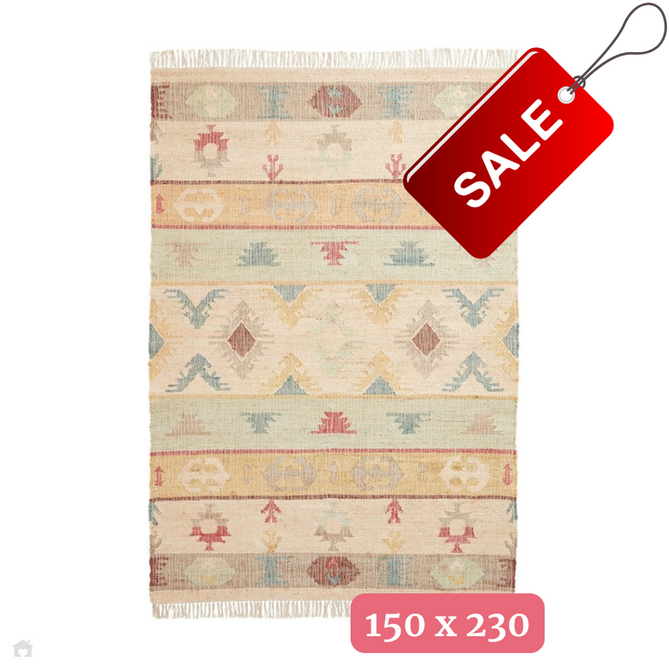 Bazaar Jute 17457 Multicolour Rug 150 x 230 cm-Shop Returns-Rug Love - The Most Loved Rug Store
