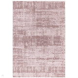 Beau Modern Abstract Distressed Shimmer Soft Textured Flatweave Blush Pink Rug