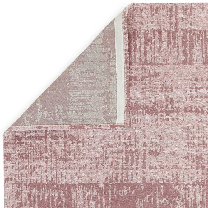 Beau Modern Abstract Distressed Shimmer Soft Textured Flatweave Blush Pink/Ivory Rug-Asiatic Carpets-Rug Love - The Most Loved Rug Store