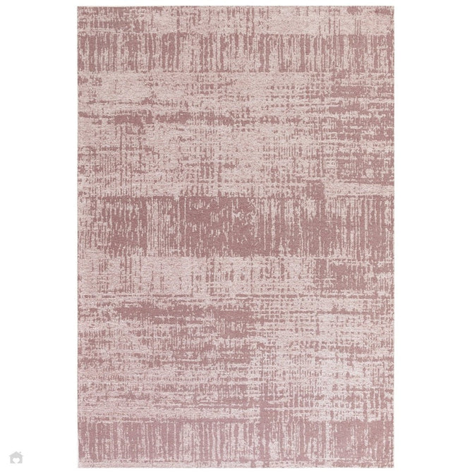 Beau Modern Abstract Distressed Shimmer Soft Textured Flatweave Blush Pink/Ivory Rug-Asiatic Carpets-Rug Love - The Most Loved Rug Store