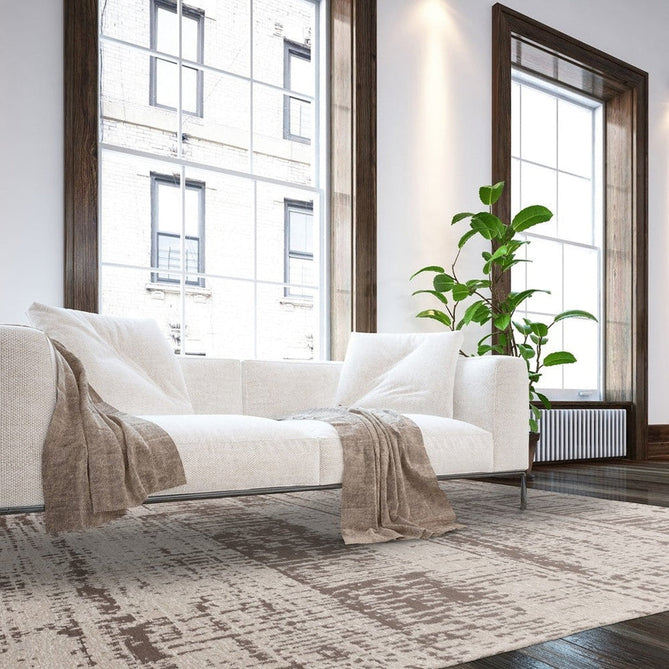 Beau Modern Abstract Distressed Shimmer Soft Textured Flatweave Charcoal Grey/Off-White Rug-Asiatic Carpets-Rug Love - The Most Loved Rug Store