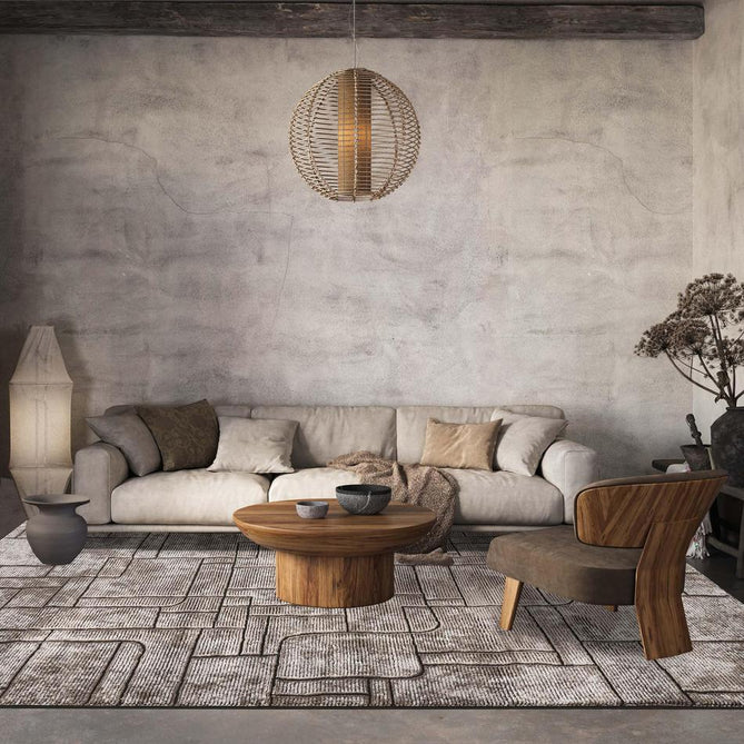 Belgravia Cobble BLG01 Mocha/Taupe/Ivory/Black/Stone Grey/Sand Rug-Desire Rugs-Rug Love - The Most Loved Rug Store