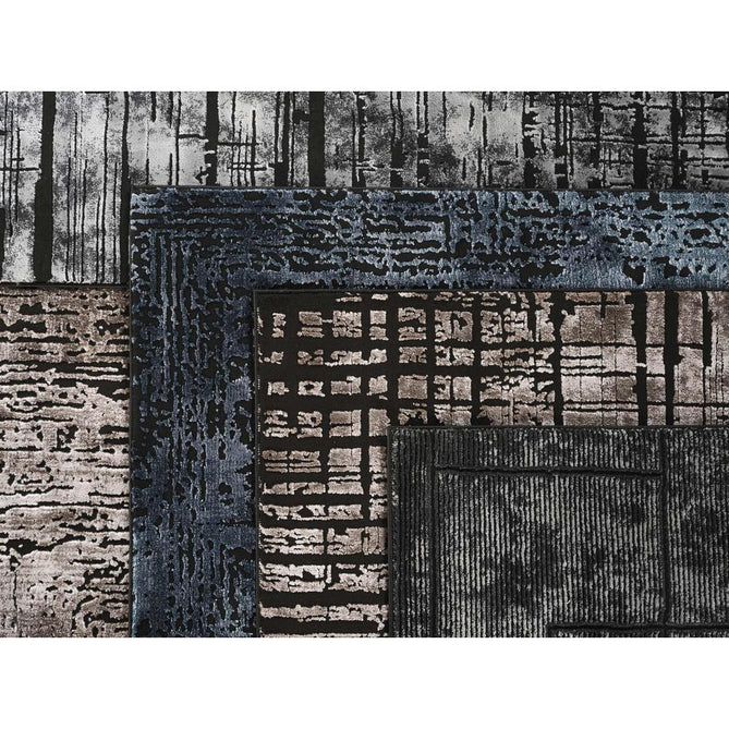 Belgravia Nexus BLG03 Modern Abstract Distressed Grid Metallic Shimmer Soft Textured Hi-Lo Polyblend Short Pile Warm Mocha/Taupe/Ivory/Charcoal/Stone Grey/Sand Rug-Desire Rugs-Rug Love - The Most Loved Rug Store