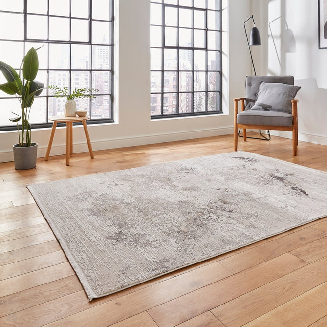 Bellagio 2790 Modern Abstract Marbled Distressed Metallic Shimmer Soft Textured Ultra High-Density Low Profile Short Pile Beige Rug-Think Rugs-Rug Love - The Most Loved Rug Store