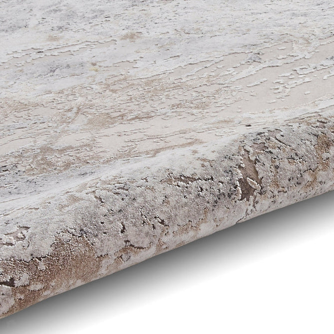 Bellagio 3006 Modern Abstract Marbled Distressed Metallic Shimmer Soft Textured Ultra High-Density Low Profile Short Pile Beige Rug-Think Rugs-Rug Love - The Most Loved Rug Store