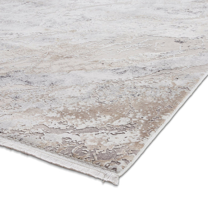 Bellagio 3006 Modern Abstract Marbled Distressed Metallic Shimmer Soft Textured Ultra High-Density Low Profile Short Pile Beige Rug-Think Rugs-Rug Love - The Most Loved Rug Store
