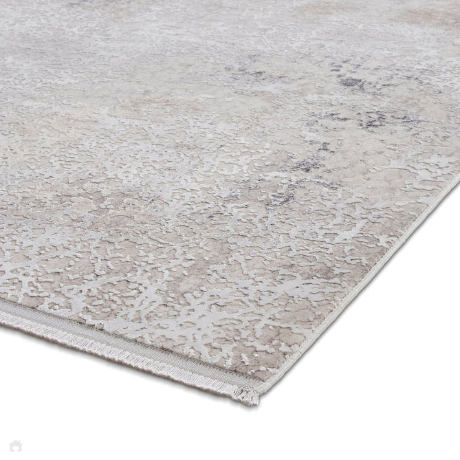 Bellagio 9196 Modern Abstract Marbled Distressed Metallic Shimmer Soft Textured Ultra High-Density Low Profile Short Pile Beige Rug-Think Rugs-Rug Love - The Most Loved Rug Store