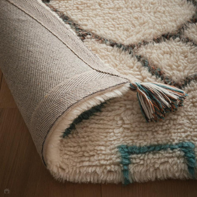 Berber Knotted Chain Ivory/Multi Rug-Origins-Rug Love - The Most Loved Rug Store