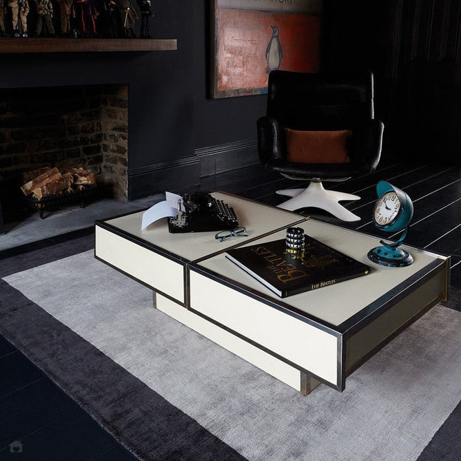 Blade Border Modern Plain Distressed Shimmer Hand-Woven Textured Silky Viscose Flatweave Charcoal/Silver Rug-Asiatic Carpets-Rug Love - The Most Loved Rug Store