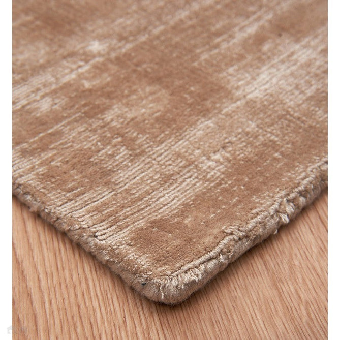 Blade Modern Plain Distressed Shimmer Hand-Woven Textured Silky Viscose Flatweave Champagne Runner-Asiatic Carpets-Rug Love - The Most Loved Rug Store