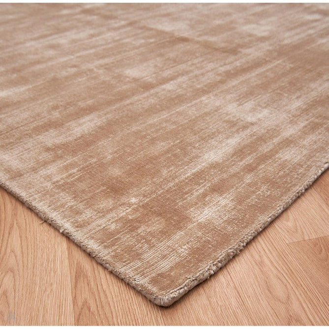 Blade Modern Plain Distressed Shimmer Hand-Woven Textured Silky Viscose Flatweave Champagne Runner-Asiatic Carpets-Rug Love - The Most Loved Rug Store